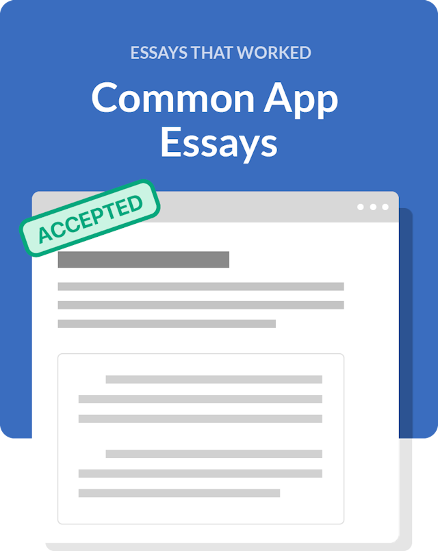 best common app essays that worked