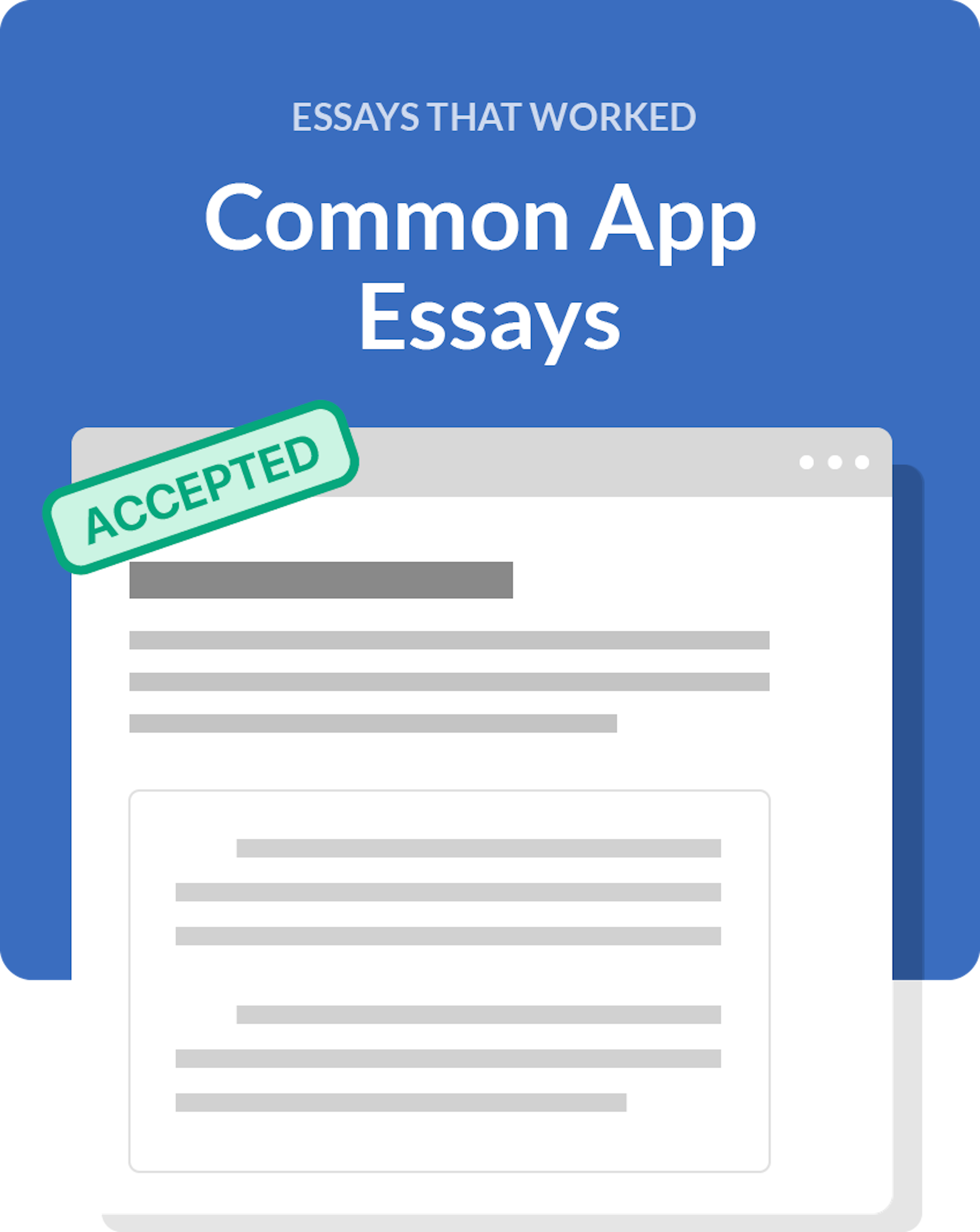brown common app essays that worked