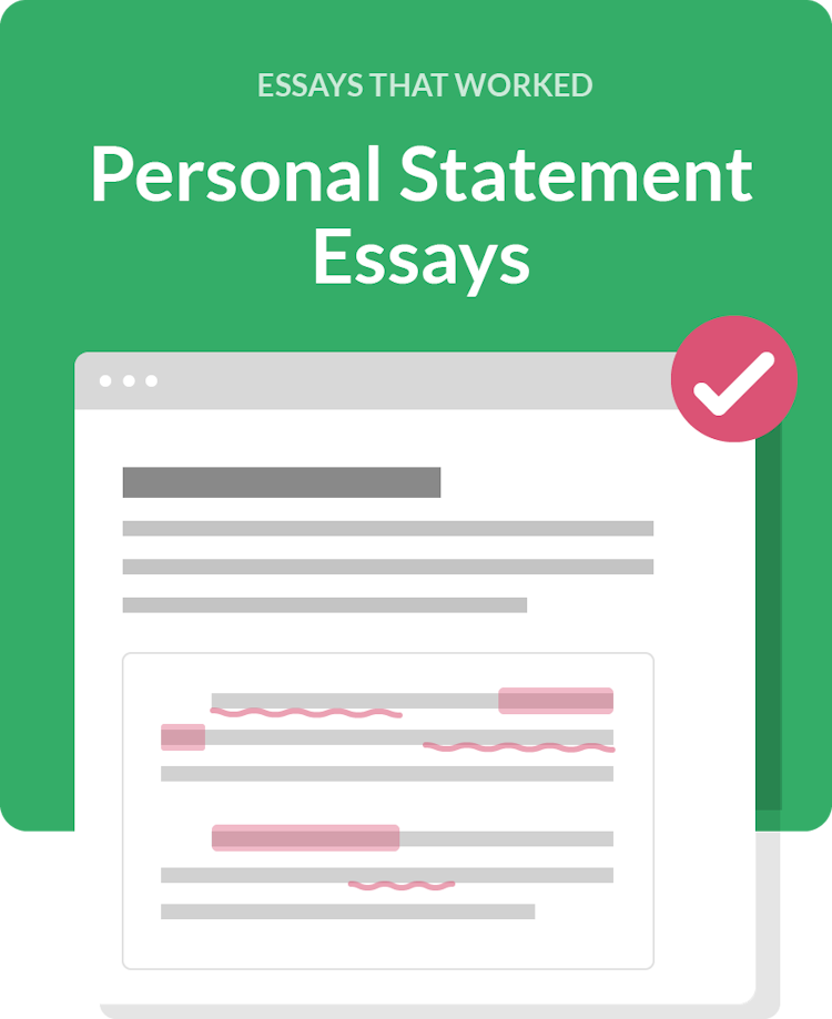 personal statement essays that worked